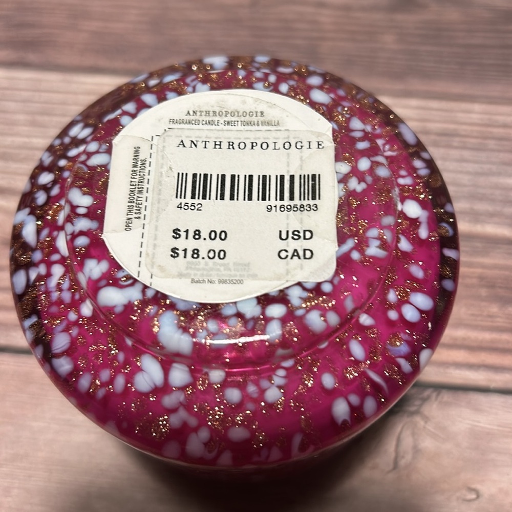 Anthropologie glass jar candle New - Picture 5 of 6